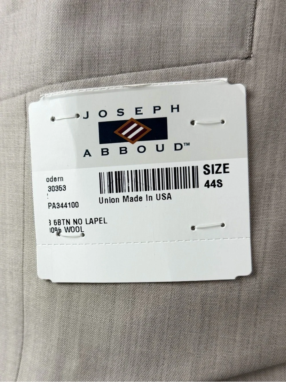 JOSEPH ABBOUD Tan Vest